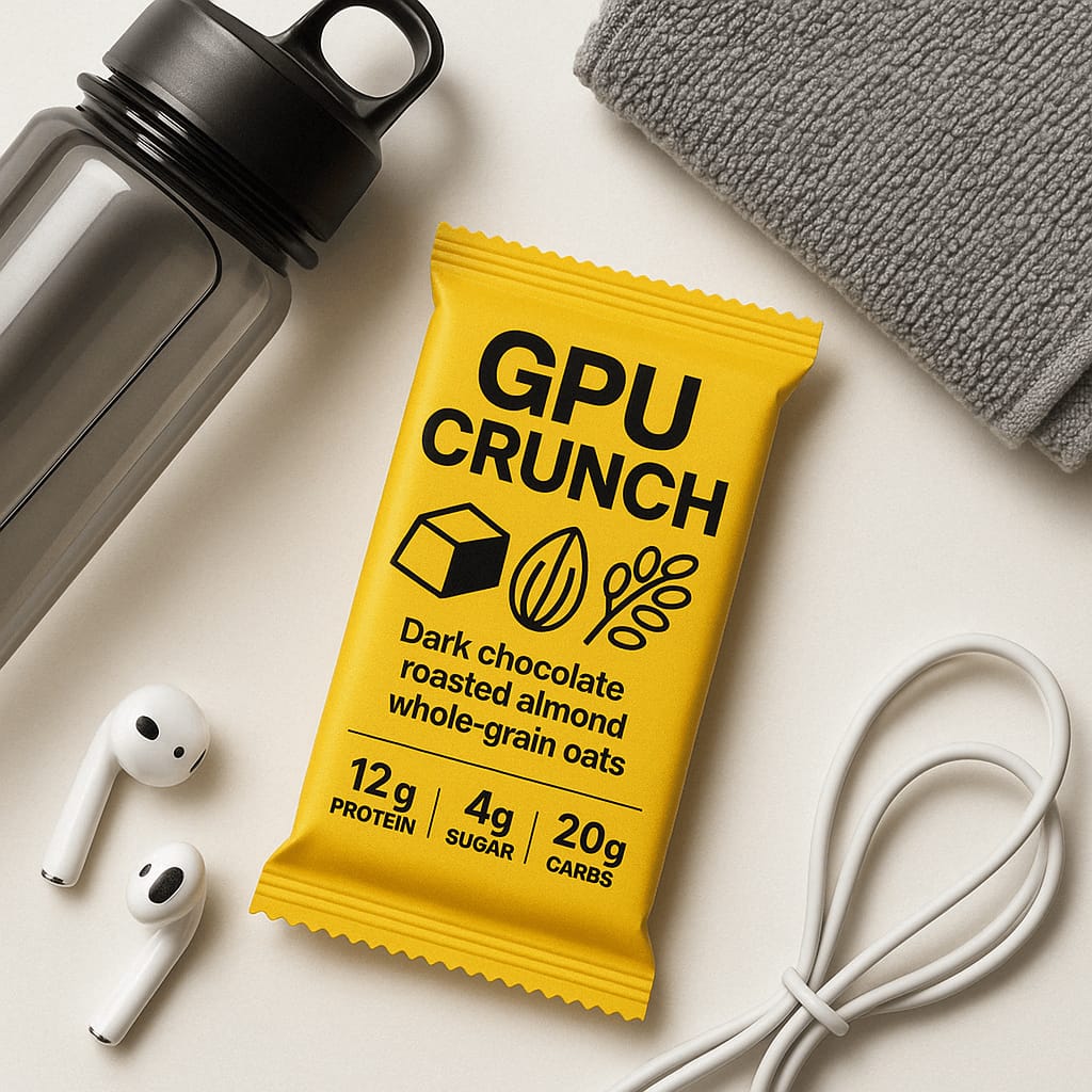 Protein Bar Packaging ('GPU Crunch')